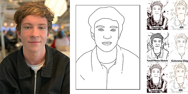 Turn Photo Into Line Drawing with AI : Outline a Picture Online | Fotor